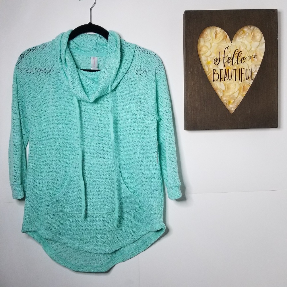 No Boundaries Cowl Drawstring Sweater